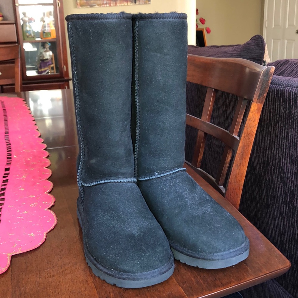 Tall Black UGG boots Size 6